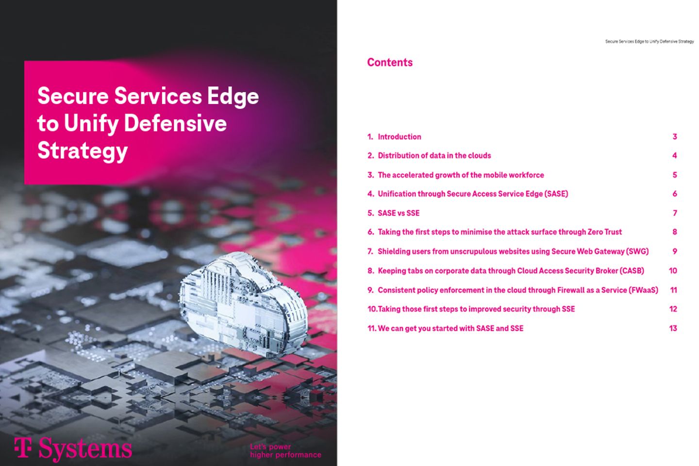 Cover and next page as screenshot: White paper: Security Services Edge to unify defensive strategy