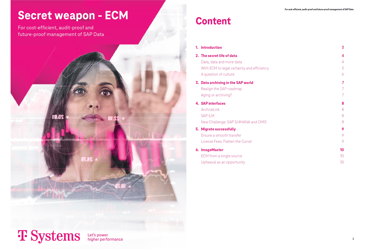 Cover as screenshot: White paper: ECM – the secret weapon 
