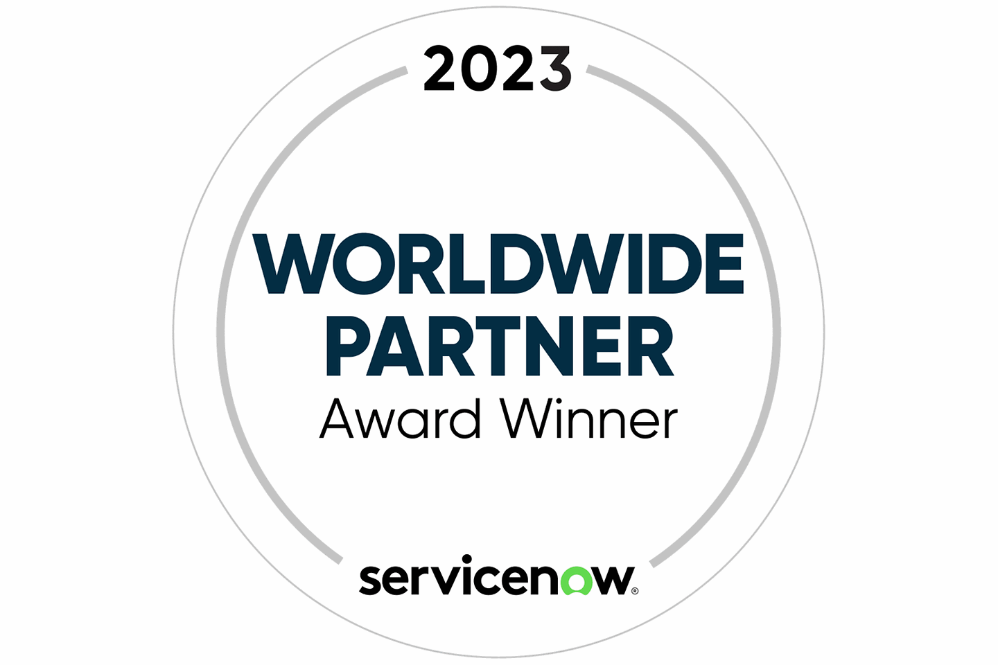 Service Now Sticker Award