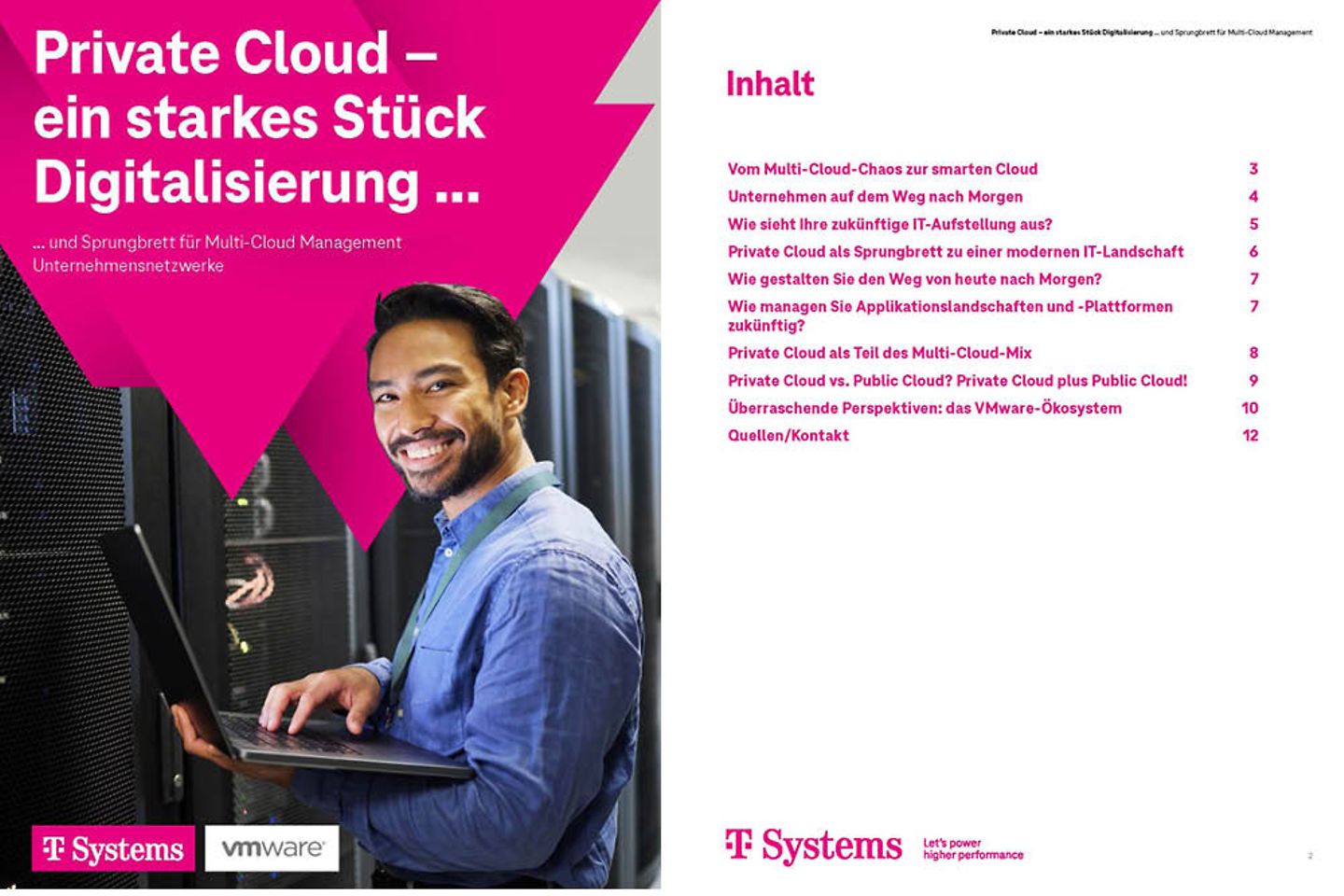 Cover und nächste Seite als Screenshot des Whitepapers: Vom Multi-Cloud-Chaos zur Smart-Cloud
