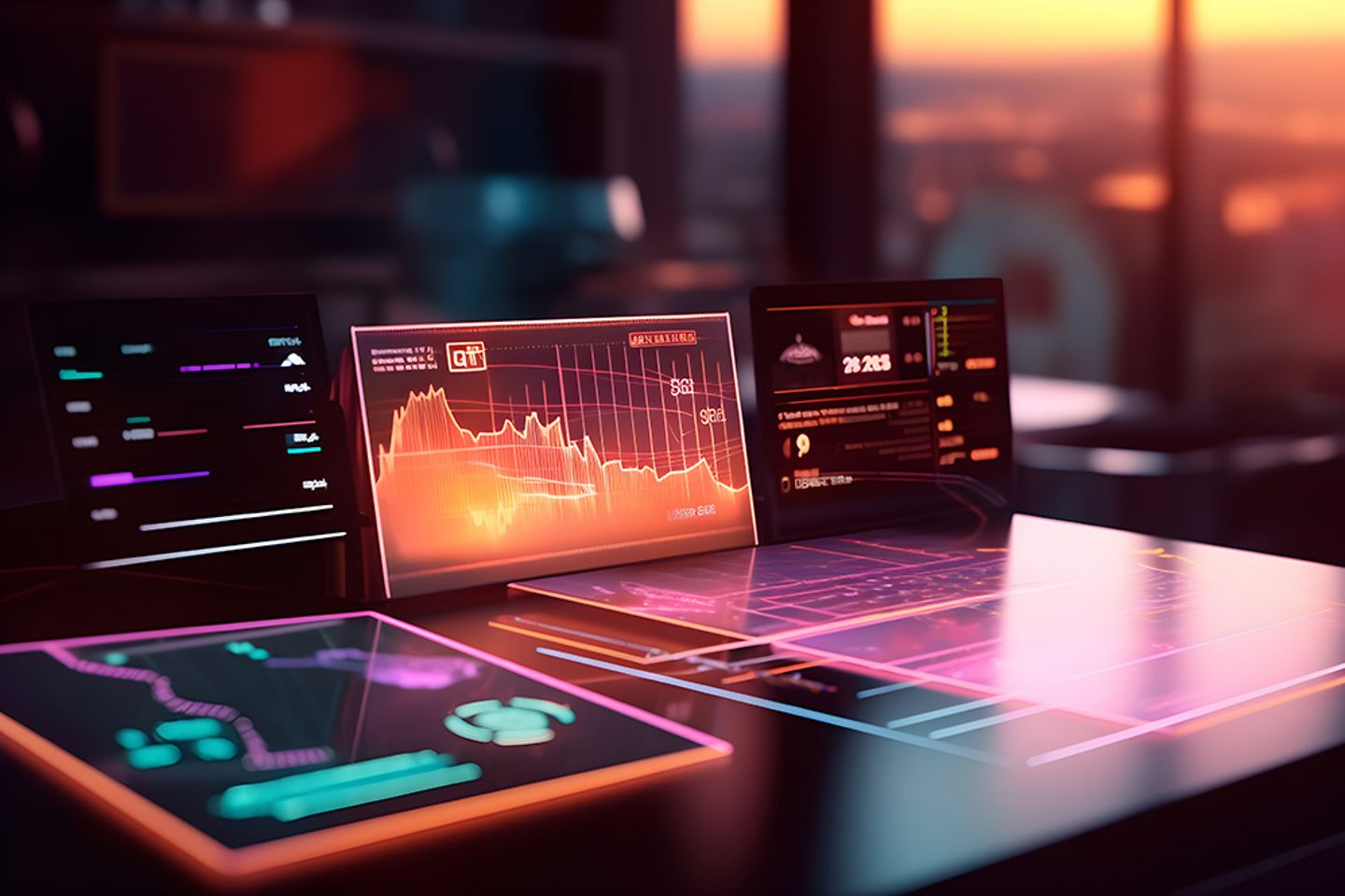 Beheersysteem voor het maken van rapportagemetrics gekoppeld aan de database