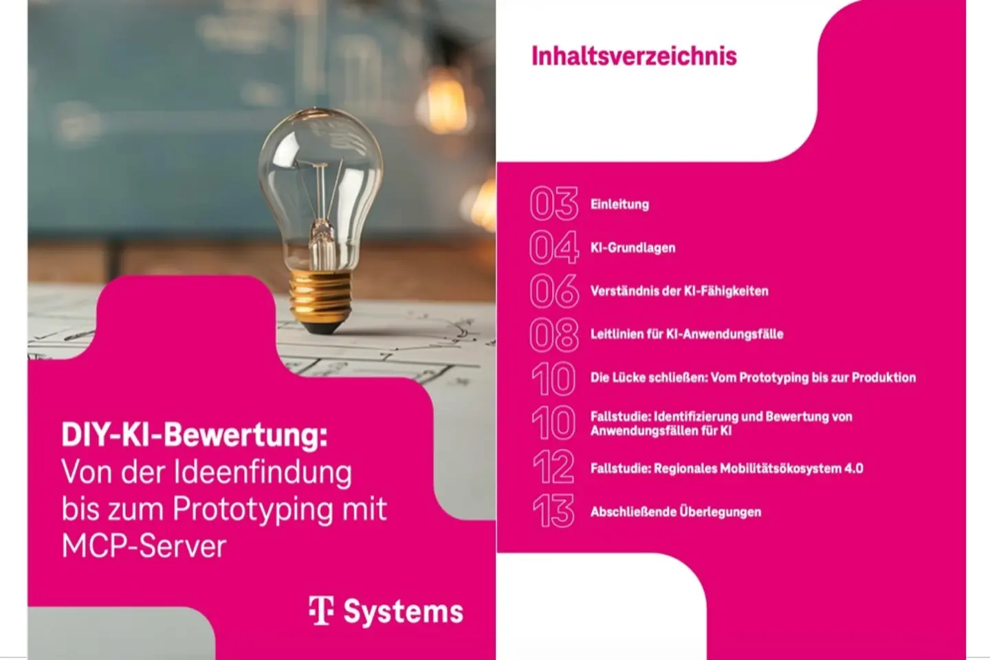 Cover und die nächste Seite als Screenshot des Whitepapers: DIY KI-Assessment
