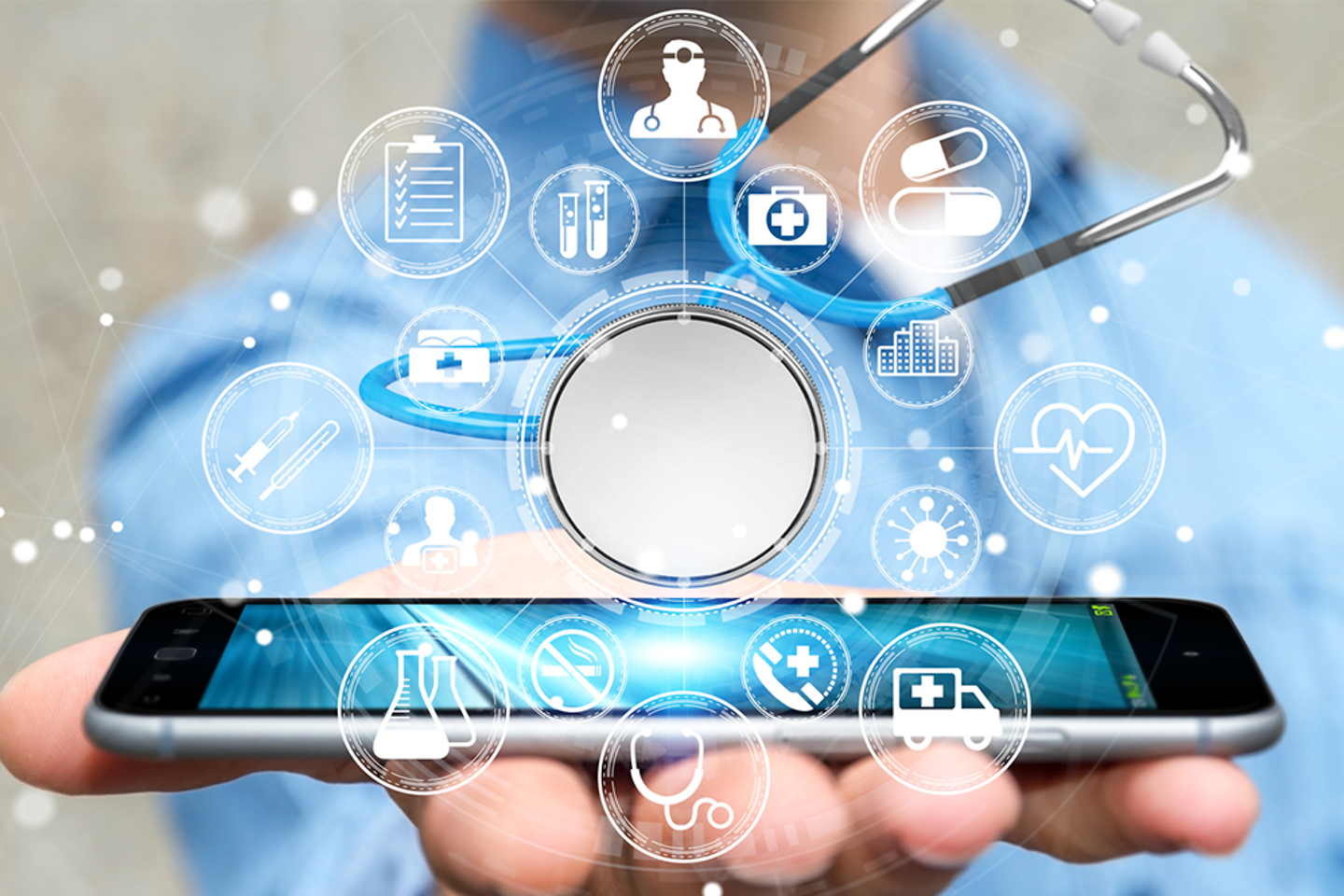 Virtuelle medizinische Applikationen auf einem mobilen Gerät