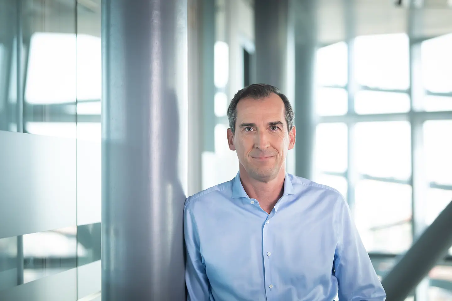 Portraitbild von Peter Lenz, Managing Director, T-Systems Austria