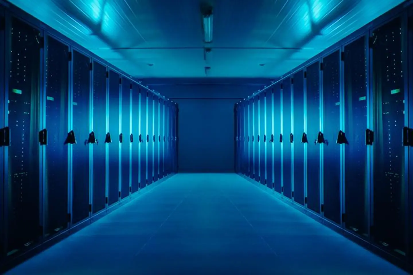 Panorama Bild vom Server Room