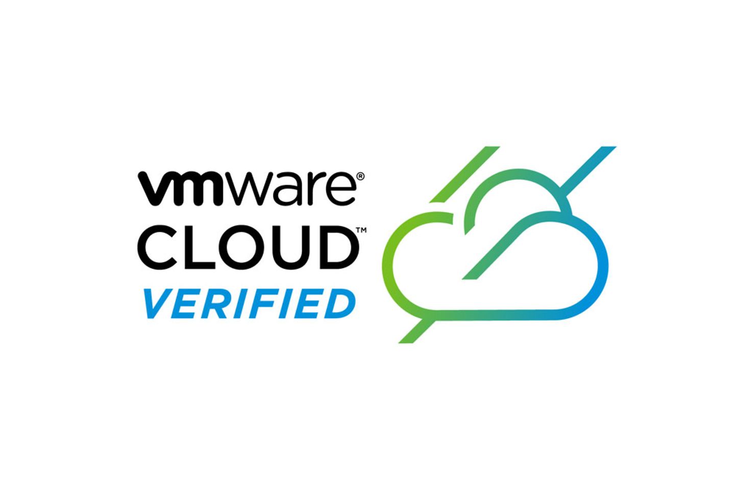 Le logo de VMware accompagné du symbole d'un nuage.