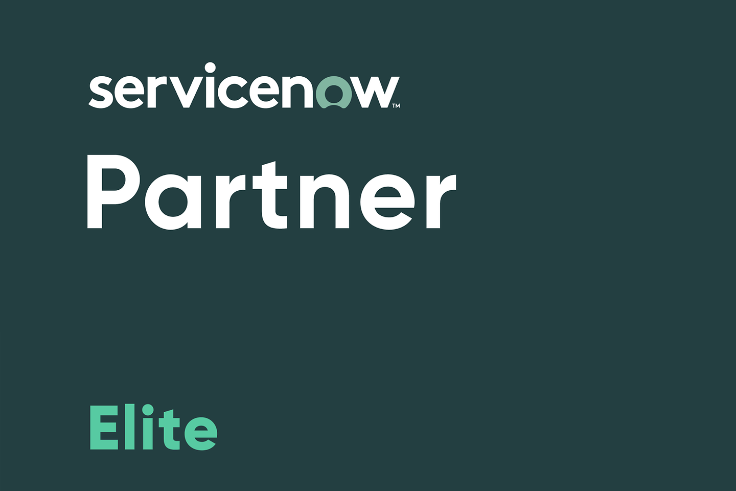 Logo Partenaire élite ServiceNow 