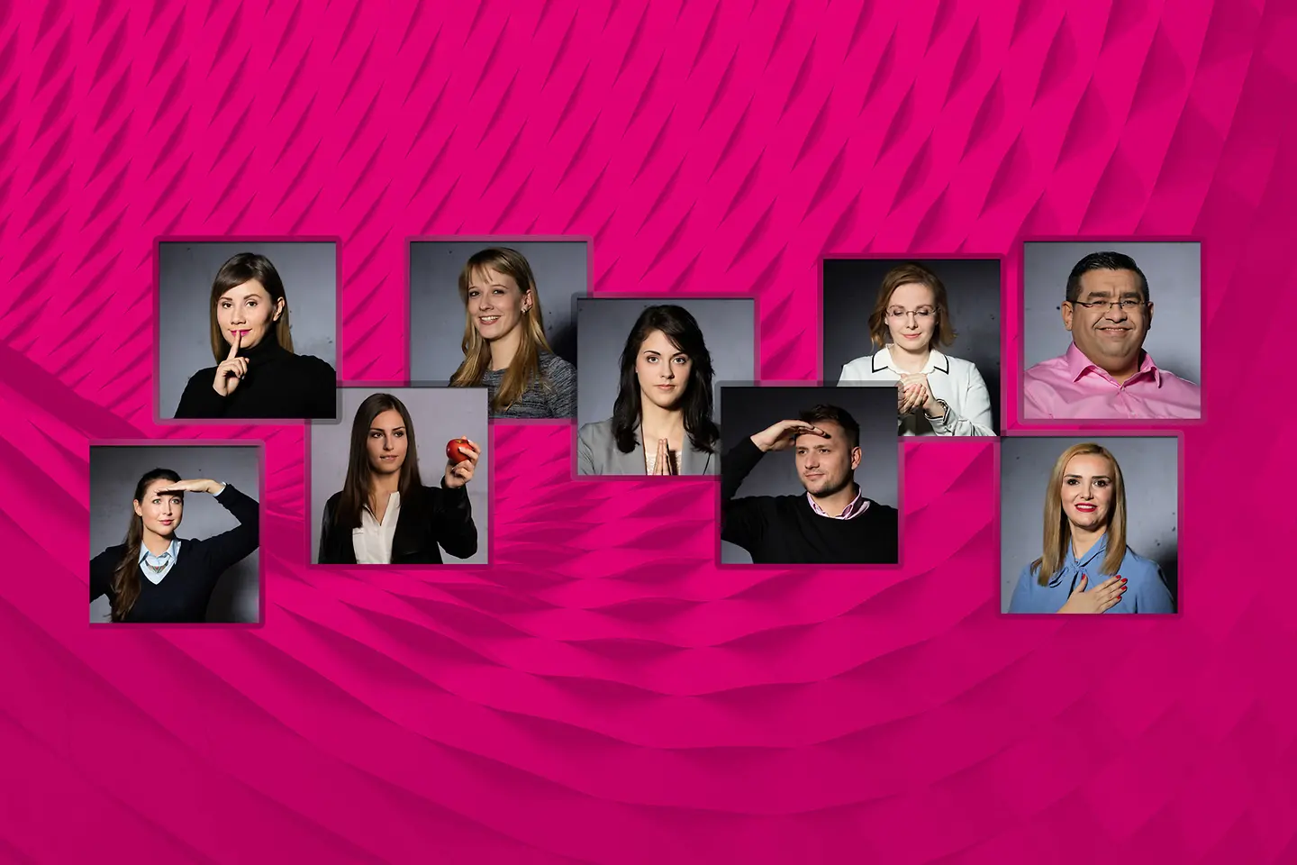 Diverses photos de personnes illustrant la Compliance
