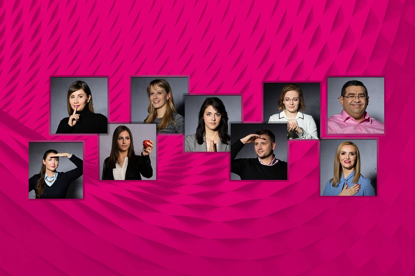 Diverses photos de personnes illustrant la Compliance