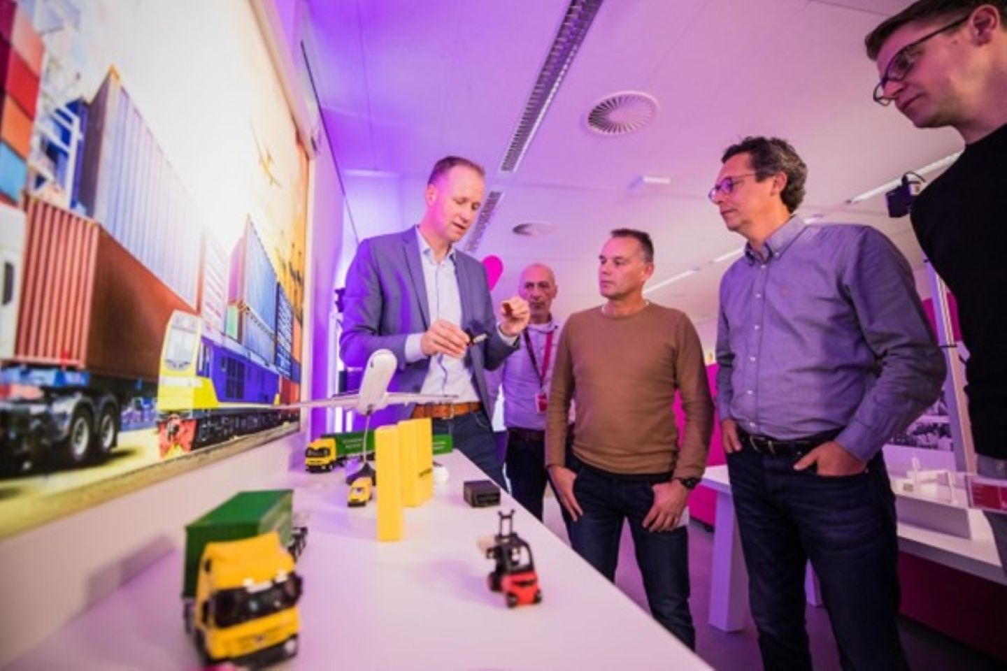 Bezoekers van het Innovation Center Utrecht