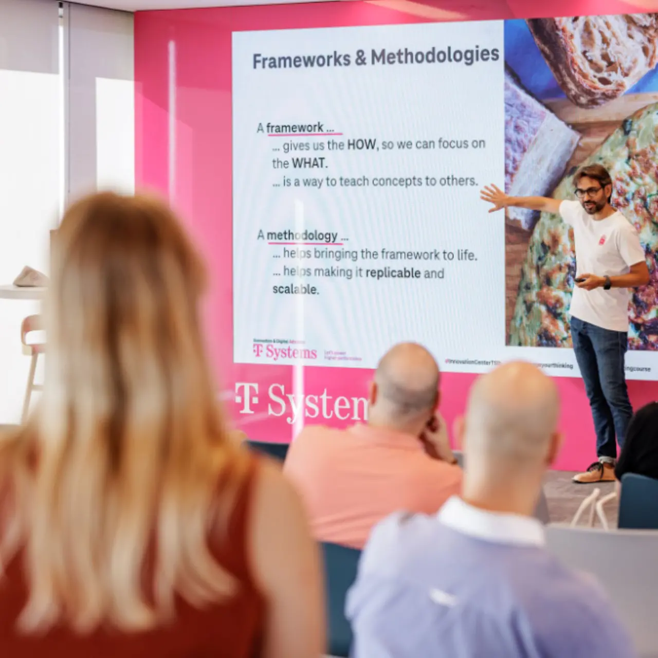 Un expert présente sa méthodologie au Centre d’Innovation de Barcelone