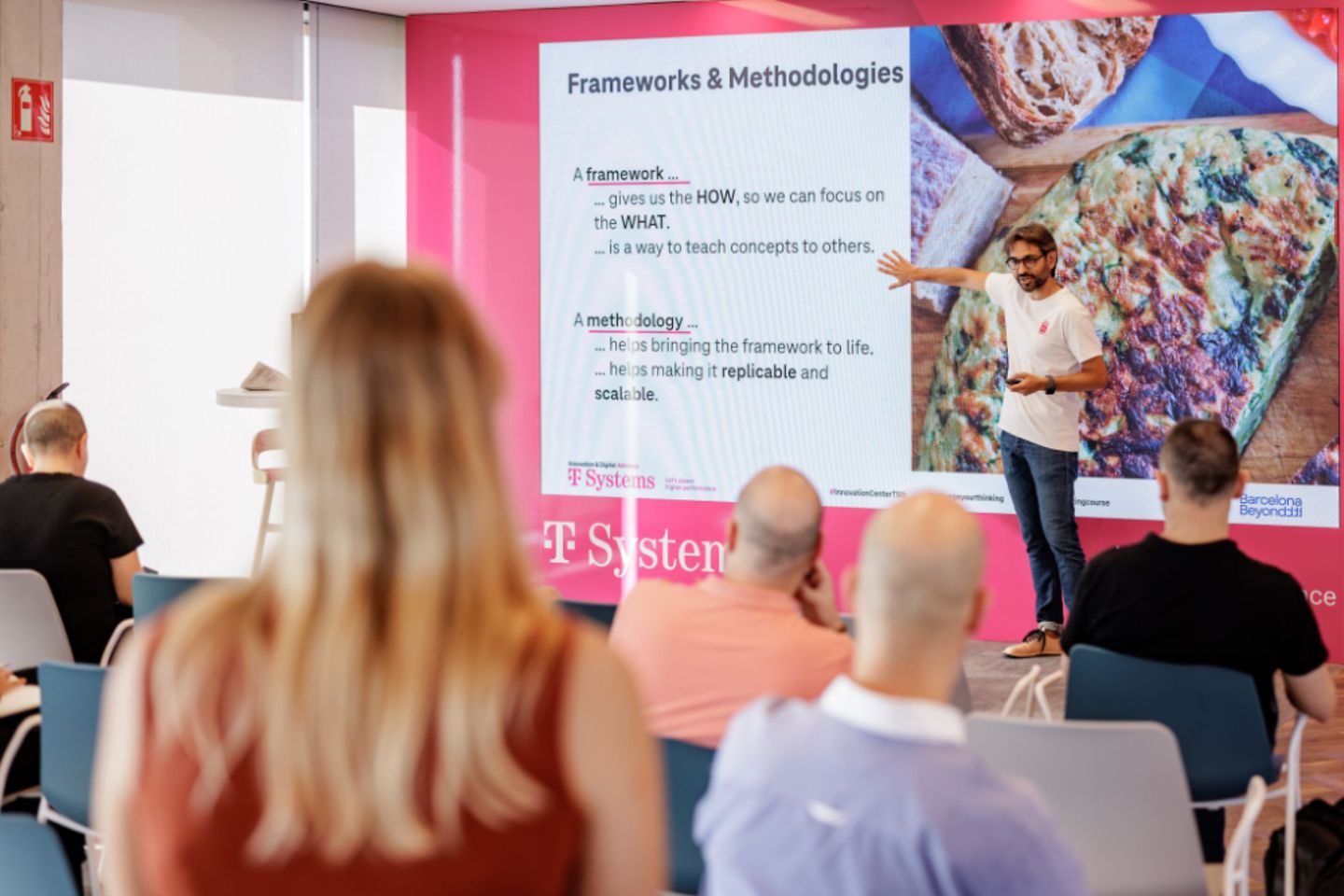 Un expert présente sa méthodologie au Centre d’Innovation de Barcelone