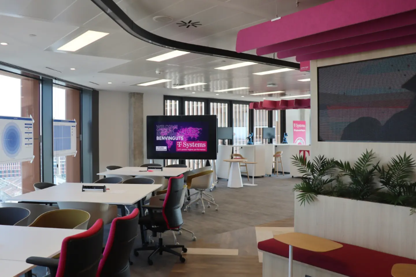Sala de conferências no Centro de Inovação Ibéria